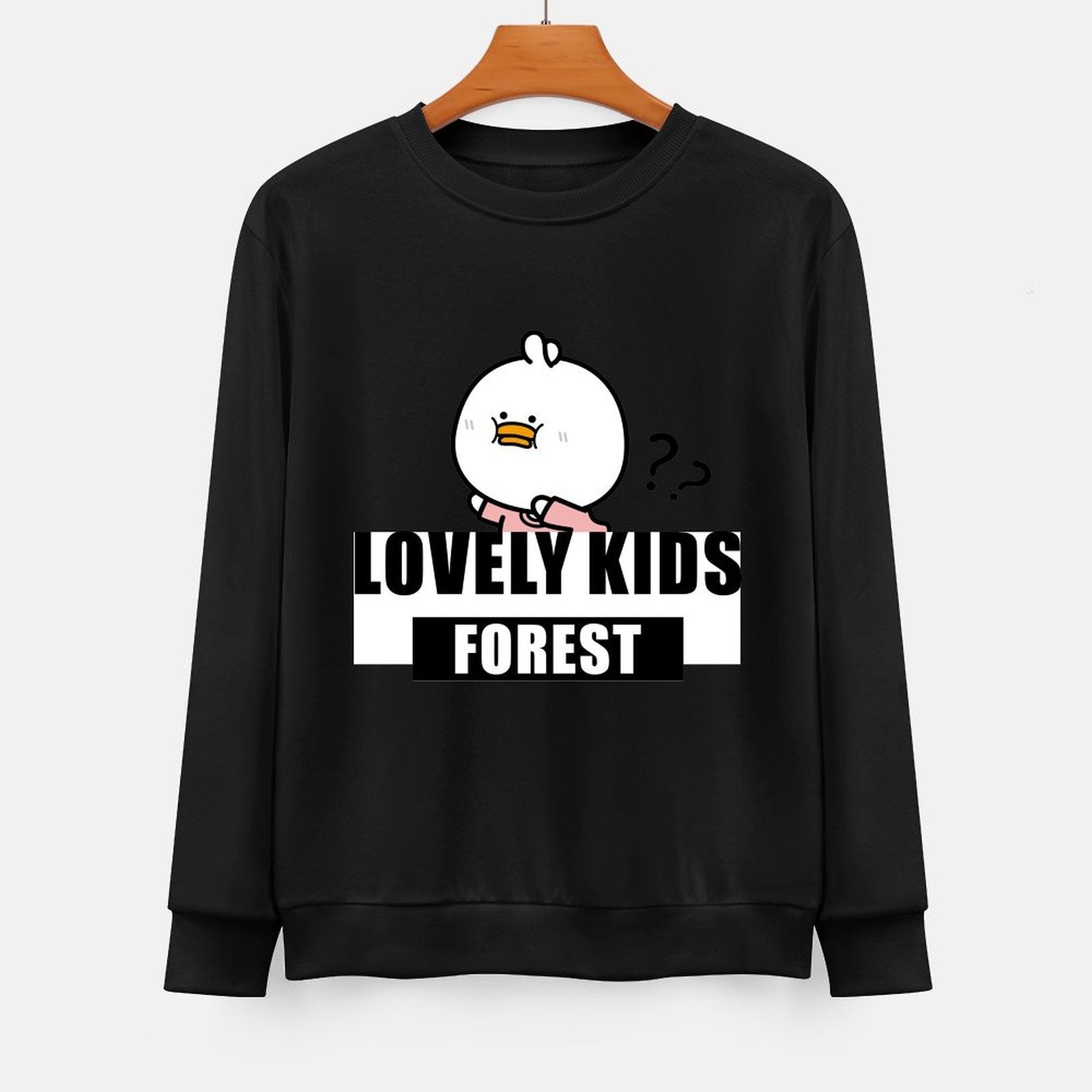 Front Patterned Long Sleeve TopMade-to-Order Printing